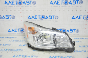 Headlight front right Subaru Forester 14-16 bare SJ dorest halogen, worn, for polishing
