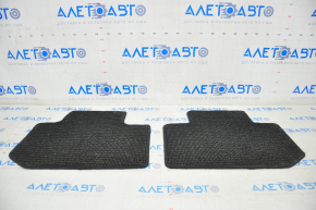 Set of floor mats for Subaru Forester 14-15 SJ cloth, black