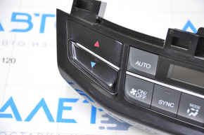 Climate control Honda Accord 16-17 rest black, worn overlay and buttons