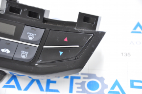 Climate control Honda Accord 16-17 rest black, worn overlay and buttons