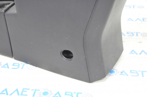 Console central armrest and cup holders Subaru Forester 14-18 SJ black with gray armrest, scratches, without plugs
