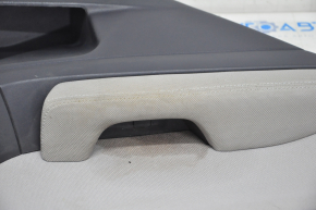 Door trim card rear left Subaru Forester 14-15 SJ black with gray insert cloth, armrest cloth, for dry cleaning