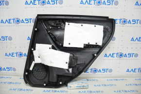 Door trim card rear left Subaru Forester 14-15 SJ black with gray insert cloth, armrest cloth, for dry cleaning