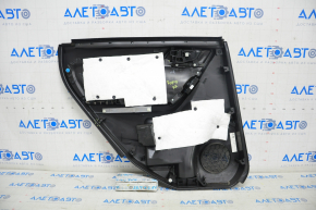 Door trim card rear right Subaru Forester 14-15 SJ black with gray insert cloth, armrest cloth, for dry cleaning, broken fastener