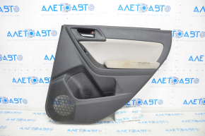 Door trim card rear right Subaru Forester 14-15 SJ black with gray insert cloth, armrest cloth, for dry cleaning, broken fastener