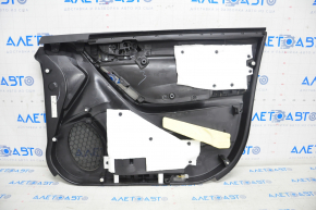 Door trim card front left Subaru Forester 14-15 SJ black with gray insert cloth, armrest cloth, under chemical