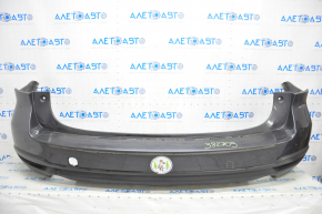 Rear bumper bare Subaru Forester 14-18 SJ graphite, pressed