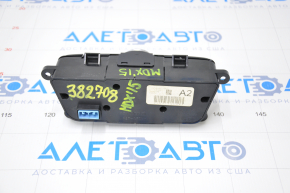 Acura MDX 14-17 display control panel with navigation, under rear dvd, scratch, ENTER button is worn out