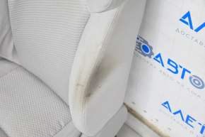 Passenger seat Subaru Forester 14-16 SJ without airbag, mechanical, cloth, gray, shot, under chemical, scratches