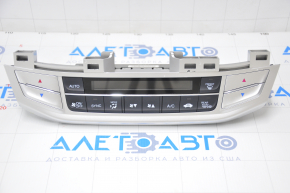 Climate control Honda Accord 13-17 gray with heated mirrors, bumps and scratches on the overlay, broken guide