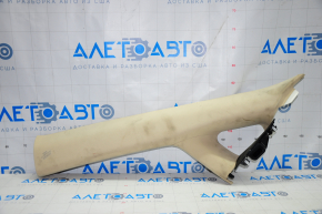 Front pillar trim upper left Lexus RX350 RX450h 10-13 beige, for dry cleaning