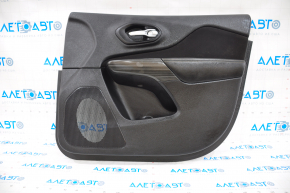 Door trim card front right Jeep Cherokee KL 14-18 black, dented at the top