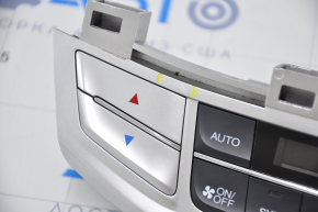 Climate control Honda Accord 13-17 gray scratches on the overlay