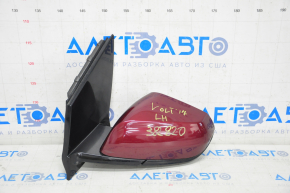 Side mirror left Chevrolet Volt 16- 5 pins, red