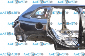 Quarter wing rear right Jeep Cherokee KL 14-18 black PXR, on the body