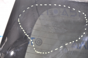 Naked trunk door with glass Ford Explorer 16-19 white YZ, with motor and leash, dented, scratches
