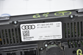 Audi Q5 8R 09-12 climate control with heating, scratches on the display and overlay