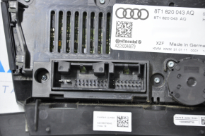 Audi Q5 8R 09-12 climate control with heating, scratches on the display and overlay