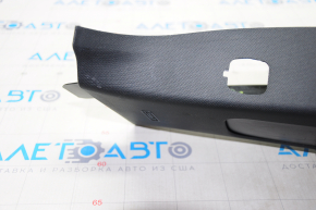 Center pillar trim upper belt right Ford Explorer 11-15 black, scratches