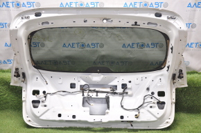 Bare trunk door with glass Infiniti JX35 QX60 13-15 prerest, white QAB scratches, rubbed glass