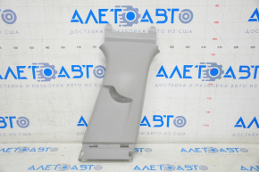 Center pillar trim upper belt right Chevrolet Volt 16- gray, scratches