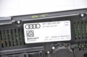Climate control Audi Q5 8R 09-12 without heating, scratches on the trim and buttons