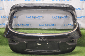 Trunk door bare Infiniti JX35 QX60 13-15 pre-rest, black KH3, dented from below
