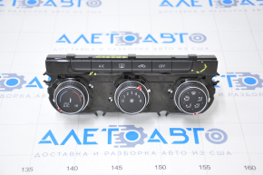 Heater control VW Jetta 19-21 without heated seats, scratches on glass, breakage of temperature regulator cover