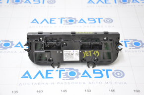 Heater control VW Jetta 19-21 without heated seats, scratches on glass, breakage of temperature regulator cover