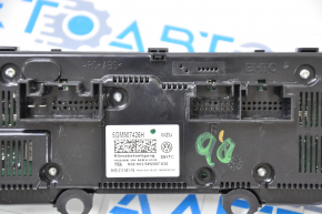 Heater control VW Jetta 19-21 without heated seats, scratches on glass