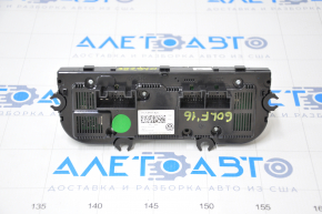 Climate control VW Golf 15-21 glass rubbed