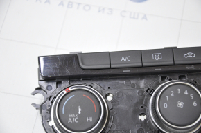 Climate control VW Golf 15-21 glass rubbed