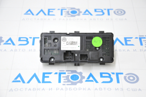Climate control 2 row VW Atlas 18-23 glass rubbed