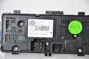 Climate control 2 row VW Atlas 18-23 glass rubbed