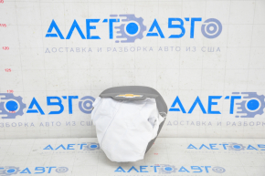 Airbag in the steering wheel driver's Chevrolet Volt 16 - gray, shot, chips melted