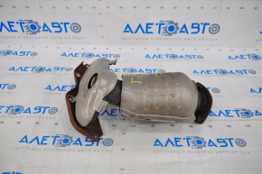 Exhaust manifold rear with catalytic converter Toyota Avalon 13-18 3.5