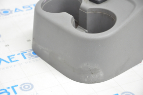 Console center armrest and cup holders Chevrolet Volt 16- gray, scratches