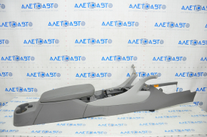 Console center armrest and cup holders Chevrolet Volt 16- gray, scratches