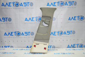 Center pillar trim upper belt right Cadillac CTS 14-19 gray, worn, for dry cleaning