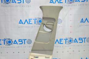 Center pillar trim upper belt right Cadillac CTS 14-19 gray, worn, for dry cleaning