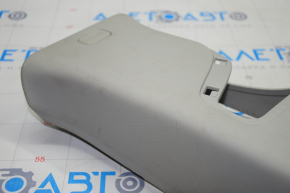 Center pillar trim upper belt left Chevrolet Volt 11-15 light gray, worn