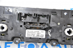 Climate control VW Jetta 11-18 USA black matte without heating