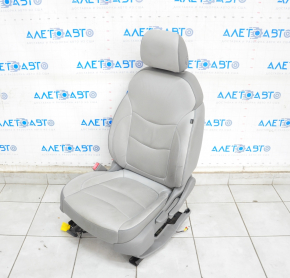 Driver's seat Chevrolet Volt 16- with airbag, mechanic, leather light gray