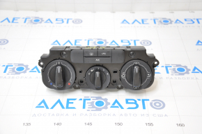 Climate control VW Jetta 11-18 USA black glossy without heating