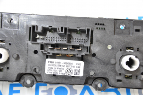 Climate control VW Jetta 11-18 USA black glossy without heating