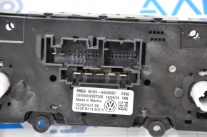 Climate control VW Jetta 11-18 USA black gloss without heating