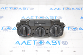 Climate control VW Jetta 11-18 USA black glossy without heating