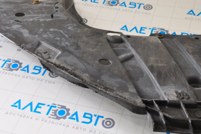 Front bumper protection Ford Focus mk3 15-18 rest worn