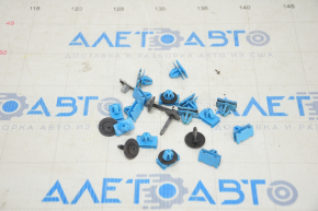 Clips + screws for door sill trim left Chevrolet Volt 16-19 incomplete