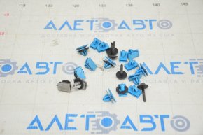 Clips + screws for the right threshold trim Chevrolet Volt 16-19 incomplete